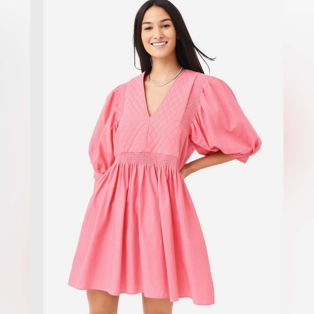 Hunter Bell Dixon Dress In Coral Size M